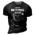 Motocross Wife 3D Print Casual Tshirt Vintage Black