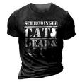 Physicists Scientists Schrödingers Katze Cool Gift 3D Print Casual Tshirt Vintage Black
