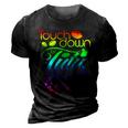 Pink Or Blue Touchdown Or Tutu We Love You Gender Reveal Gift 3D Print Casual Tshirt Vintage Black