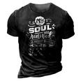 Sarcastic Funny Quote My Soul Was Removed White 3D Print Casual Tshirt Vintage Black