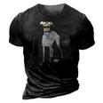 Soccer Gift Idea Fans- Sporty Dog Coach Hound 3D Print Casual Tshirt Vintage Black