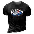 The Kadri Man Can Hockey Player 3D Print Casual Tshirt Vintage Black
