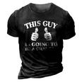 This Guy Is Going To Be A Grandpa Best Daddy Christmas Funny Gift Great Gift 3D Print Casual Tshirt Vintage Black