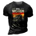 Truck Driver Gift Real Drive Big Rigs Vintage Gift 3D Print Casual Tshirt Vintage Black