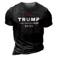 Trump 2024 Election | Take America Back 3D Print Casual Tshirt Vintage Black