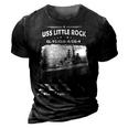 Uss Little Rock Cg 4 Clg 4 Cl 3D Print Casual Tshirt Vintage Black