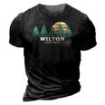 Wilton Ct Vintage Throwback Tee Retro 70S Design 3D Print Casual Tshirt Vintage Black