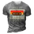 Best Of 1972 Casette Tape Retro 50Th Birthday 50 Years Old 3D Print Casual Tshirt Grey