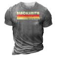 Blacksmith Funny Job Title Profession Birthday Worker Idea 3D Print Casual Tshirt Grey