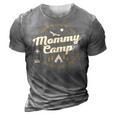 Camp Mommy Shirt Summer Camp Home Road Trip Vacation Camping 3D Print Casual Tshirt Grey