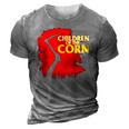 Children Of The Corn Halloween Costume 3D Print Casual Tshirt Grey