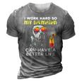 Dalmatian I Work Hard So My Dalmation Can Have A Better Life 3D Print Casual Tshirt Grey