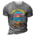 Desantis Escape To Florida Great Gift V3 3D Print Casual Tshirt Grey