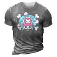Doctor Reindeer Chop Cotton Candy Pirate Flag Jolly Roger 3D Print Casual Tshirt Grey