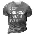 Drunken Sailor V2 3D Print Casual Tshirt Grey