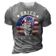 Funny Joe Biden Dazed And Very Confused 4Th Of July 2022 V2 3D Print Casual Tshirt Grey