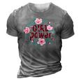 Girl Power Be Strong Motivational Quotes Graphic Designs 3D Print Casual Tshirt Grey