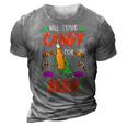 Halloween Trick Or Treat Will Trade Candy For Beer Cool Gift 3D Print Casual Tshirt Grey
