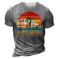Happy Camper - Camping Rv Camping For Men Women And Kids 3D Print Casual Tshirt Grey