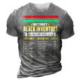 History Of Black Inventors Black History Month 3D Print Casual Tshirt Grey