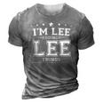 Im Lee Doing Lee Things 3D Print Casual Tshirt Grey