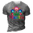 Maestra Proud Spanish Teacher Bilingual Teacher Latina 3D Print Casual Tshirt Grey