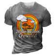 Make Heaven Crowded Christian Believer Jesus God Funny Meaningful Gift 3D Print Casual Tshirt Grey