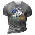 Mens Grandpa Saurus Dinosaur T Rex American Flag Family Matching 3D Print Casual Tshirt Grey Mens Grandpa Saurus Dinosaur T Rex American Flag Family Matching 3D Print Casual Tshirt Grey