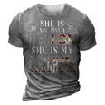 My Daughter Is A Sailor 3D Print Casual Tshirt Grey