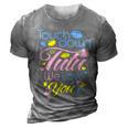 Pink Or Blue Touchdown Or Tutu We Love You Gender Reveal Gift 3D Print Casual Tshirt Grey