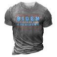 Republican Gag Gift Funny Joe Biden 3D Print Casual Tshirt Grey