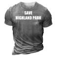 Save Highland Park V2 3D Print Casual Tshirt Grey