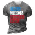 Stars Stripes And Reproductive Rights Pro Choice 4Th Of July 3D Print Casual Tshirt Grey