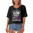 Don&8217T Mess With Titisaurus You&8217Ll Get Jurasskicked Titi Women's Bat Sleeves V-Neck Blouse