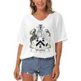 Walters Coat Of Arms &8211 Family Crest Women's Bat Sleeves V-Neck Blouse