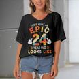 24Th Birthday Gifts For 24 Years Old Epic Looks Like Women's Bat Sleeves V-Neck Blouse