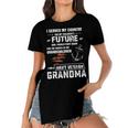 Navy Veteran Grandma Women's Short Sleeves T-shirt With Hem Split
