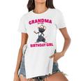 Booba &8211 Grandma Of The Birthday Girl Women's Short Sleeves T-shirt With Hem Split