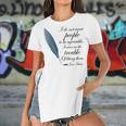 Jane Austen Funny Agreeable Quote Women's Short Sleeves T-shirt With Hem Split