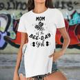Mom Of The Bee Day Girl Birthday Women's Short Sleeves T-shirt With Hem Split