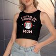Australian Shepherd Mom Happy Mother&8217S Day Women's Crop Top Tank Top