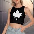 Canadian Flag Maple Leaf Canada Day Women's Crop Top Tank Top