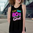 Cool 80S Girl Retro Fashion Throwback Culture Party Lover Women's Loose Fit Open Back Split Tank Top