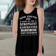 God Found V2 Women's Loose Fit Open Back Split Tank Top