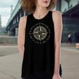 God Will Direct Your Path Compass Religion Christian Women's Loose Tank Top