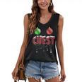 Chest Nuts Christmas Funny Matching Couple Chestnuts Women's V-neck Casual Sleeveless Tank Top