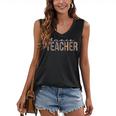 Dance Teacher Leopard Appreciation Funny For Women For Work Women's V-neck Casual Sleeveless Tank Top