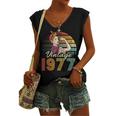 Vintage 1977 Limited Edition 1977 45Th Birthday 45 Years Old Women's Vneck Tank Top