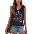 Witches Are Born In October Birthday Halloween Womens Witch Women's Vneck Tank Top