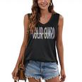 Womens Color Guard Mama Life Color Guard Mom Women's V-neck Casual Sleeveless Tank Top